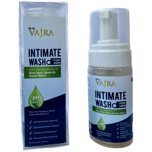 ZX Vajra Intimate Wash for Men | pH Balanced | 100 ML