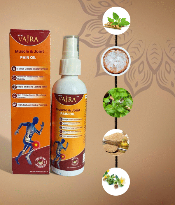 ZX Vajra Muscle & Joint Pain Oil | 100 ML
