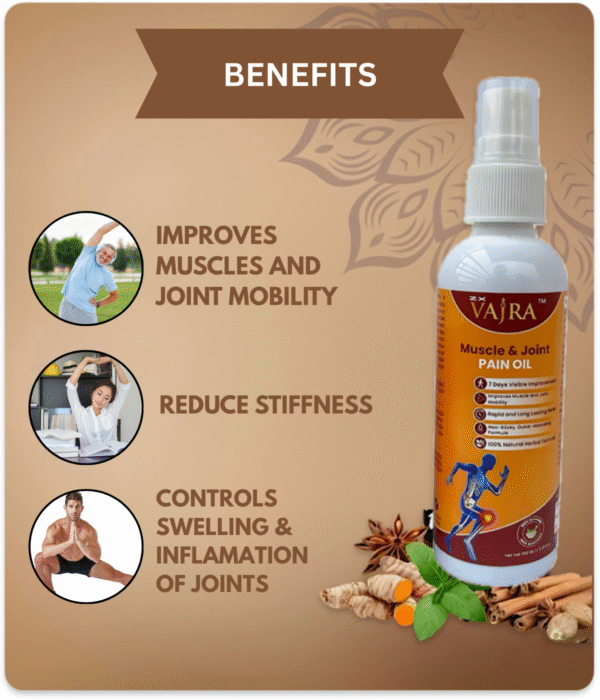 ZX Vajra Muscle & Joint Pain Oil | 100 ML - Image 4