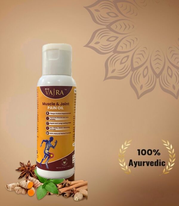 ZX Vajra Muscle & Joint Pain Oil | 50 ML - Image 2