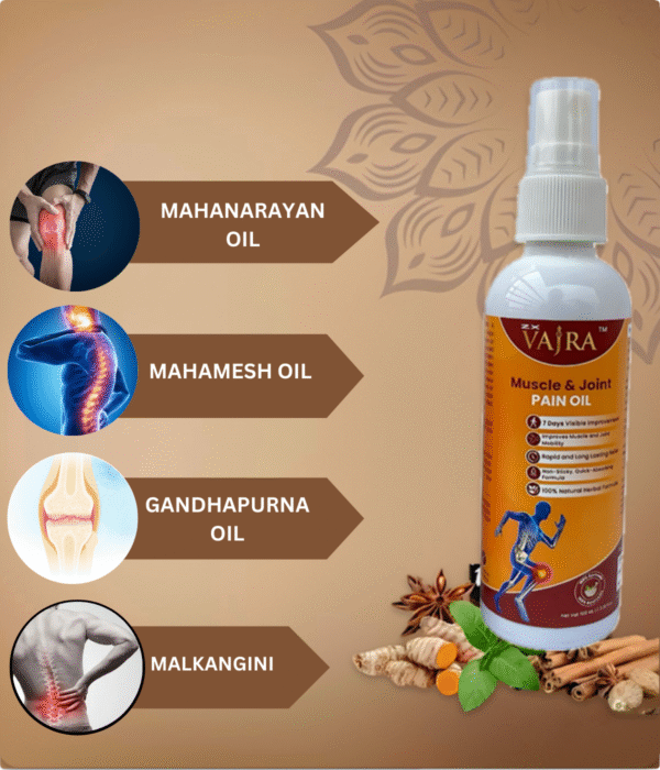 ZX Vajra Muscle & Joint Pain Oil | 100 ML - Image 3