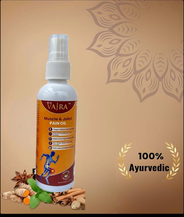 ZX Vajra Muscle & Joint Pain Oil | 100 ML - Image 2